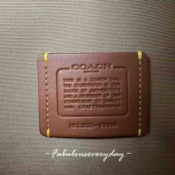 Coach Maggie Tote Bag Shoulder Bag In Leather/Light Pistachio CY666 NWT - Picture 5 of 9